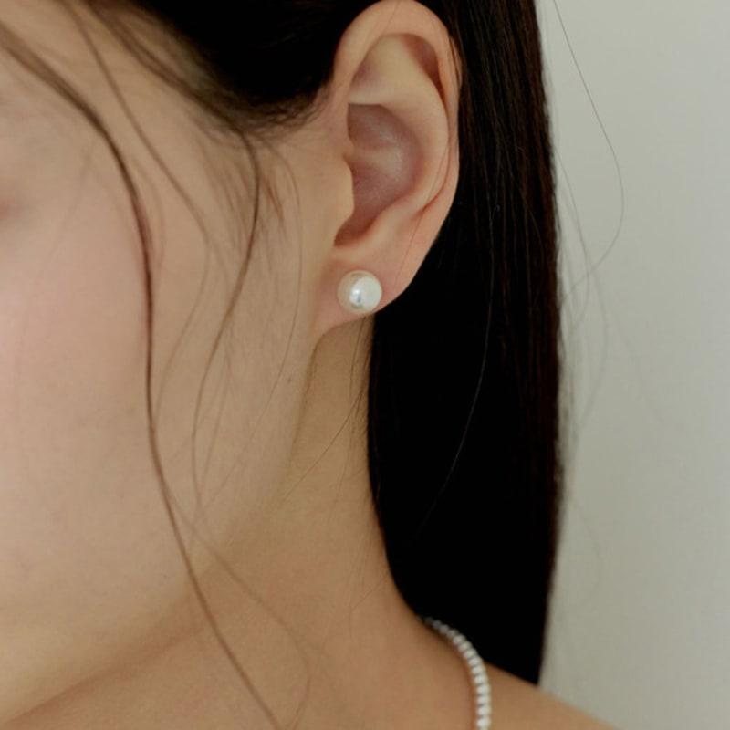 murmur [925silver]Classic pearl earrings