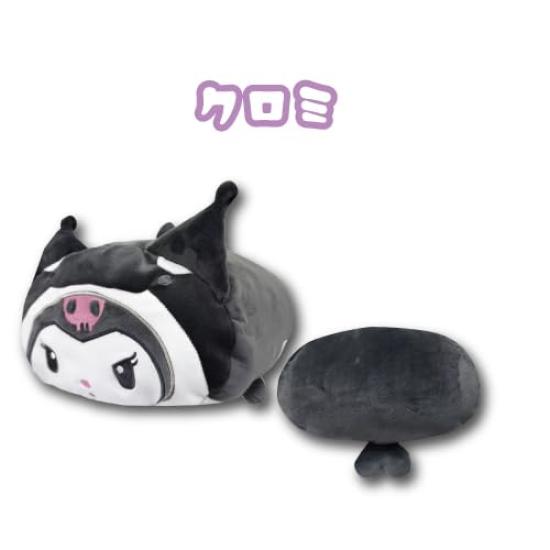Hatayama Shoji Sanrio Cooling Sea H17 x W26 x Product 34203274 Cushion, Kuromi, Creature, Approx. D35cm, Number