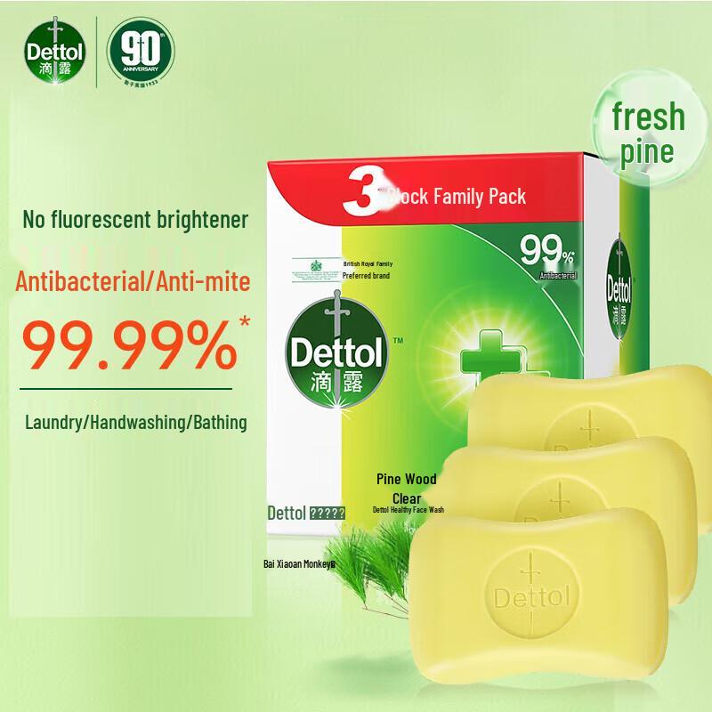 Dettol Antibacterial Pine Fresh Soap
