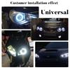 2 Stück Auto Halo Ring Engelaugen LED 60MM Weißes Licht Wasserdicht Signalleuchte Motorrad Auto Engelaugen 12V LED-Licht