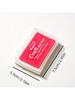 1pcs/pack Large Solid Color Inkpad: Creative Handbook Decoration Diy Basic Finger Stamp Accessories  Indonesian Utility