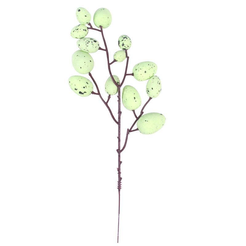 Easter Egg Tree Branch Colorful Foam Fake Artificial Flower DIY Easter Decoration Wedding Festival Party Home Accessories Supply