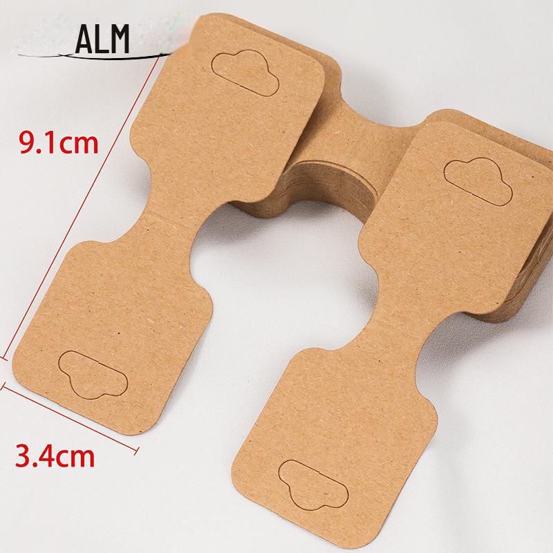 DIY Cardboard Jewelry Packaging Cards for Necklaces, Bracelets & Hair Rings