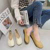Flat-soled Soft-soled Doudou Shoes Autumn New Shallow Mouth Small Single Shoes Pregnant Women Shoes Single Shoes