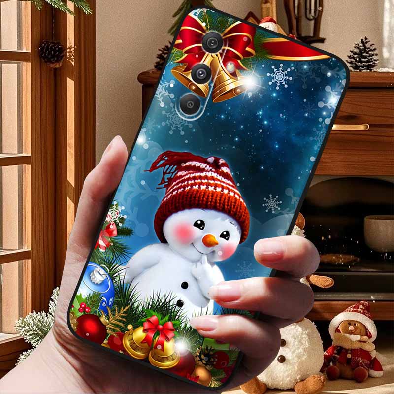 Christmas Case For Samsung S24 S23 S22 S21 Plus FE Ultra 5G Cover S23 Plus Soft Silicone TPU Phone Case For Glaxy S23 Plus 5G