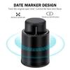 Vacuum Pump Wine Saver Cap Stopper Date Scale Record Retain Preserver For Wine Bottles Corkscrew Kitchen Automatic Keep Fresh