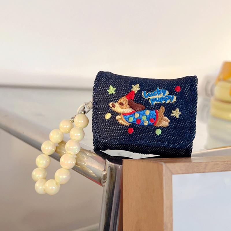 1Pc Hang Bag Lovely Storage Box Durable Key Buckle Korea Earphone Case Bluetooth Protective Case Silicone Funda