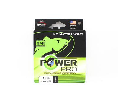 POWER PRO Braided Spectra Line 15lb by 300yds White (4789)