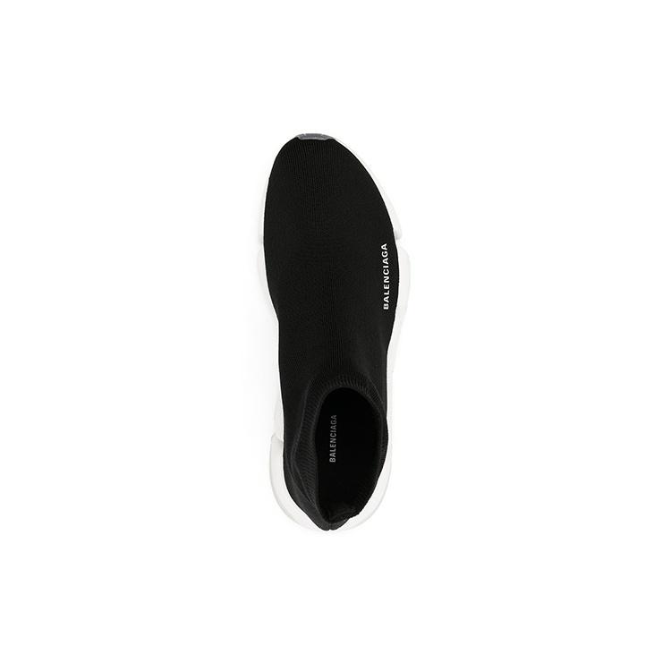Balenciaga Speed 2.0 Trainers 'Rib-Knit Black' Men's 654020W2DI21091