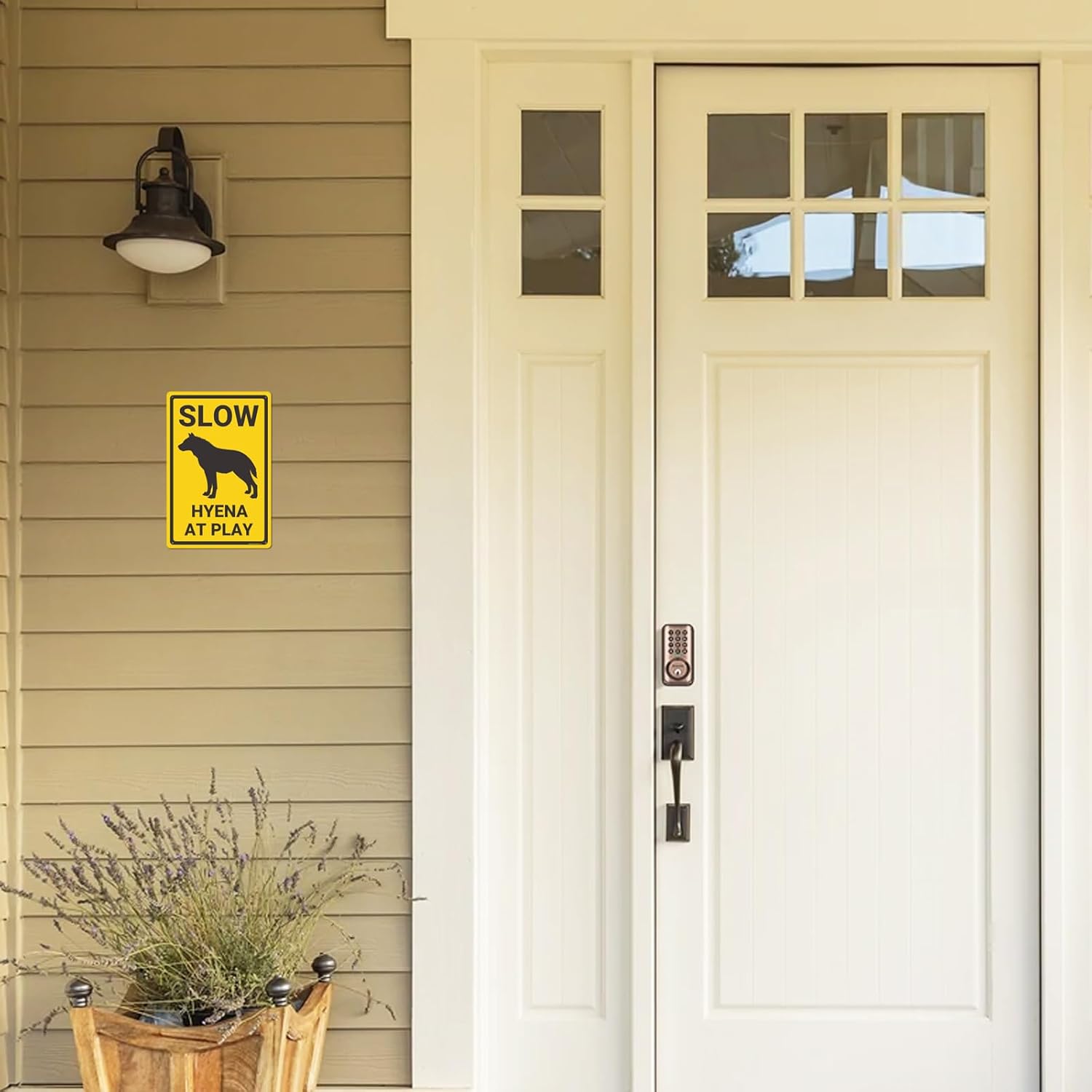 

Медленная Гиена Играет Алюминиевая Металлическая Табличка, Забавная Предупреждающая Табличка Гиена, Декор Гиена, Подарок Гиена, Уникальный Декор Животных для Фермерского Дома/Дома/Двора/Детей