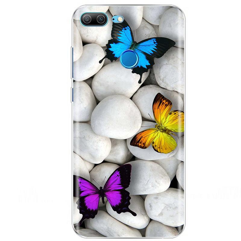 Etui For Honor 9 Lite Etui Kwiat Miękki Silikon Couqe Etui na Telefon Huawei Honor 9 Lite Etui Na Tył Honor9 9lite Coque Funda