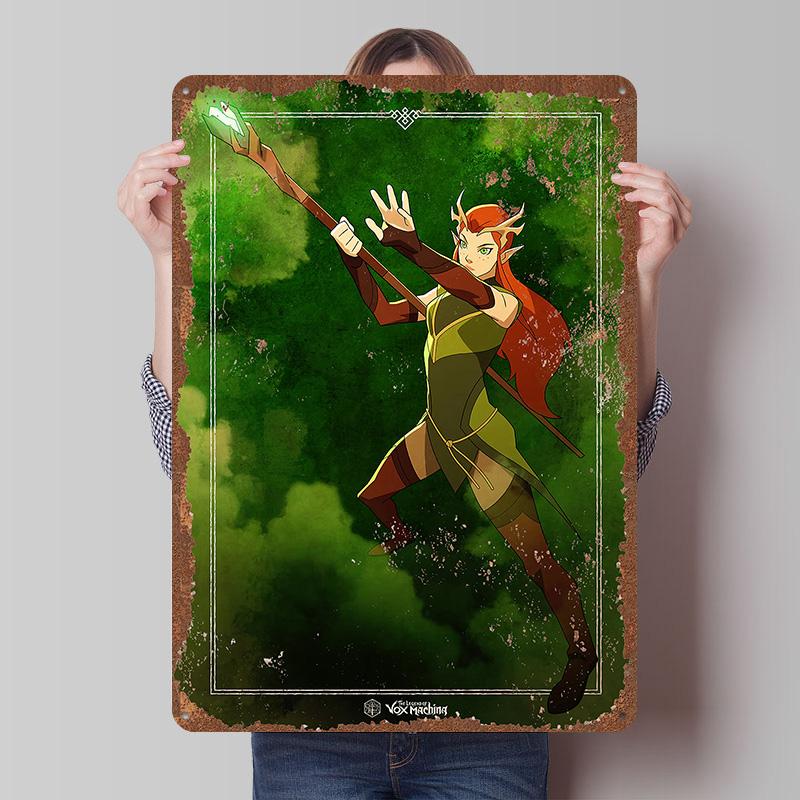 The Legend of Vox Machina Tinplate Posters Customizable Wall Art Retro Vintage Metal Tin Signs for Home and Decoration Gaming