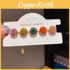 Flower Jewelry Women Elegant Gold Plated Zirconia Geometric Bracelet For Fashion Accessories