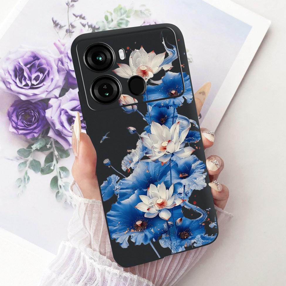 Coque Pour ITEL P40 Housse P662L Silicone Chat Mignon Mode Drôle Peinte Funda Pour P40 ITEL P 40 Coque de Téléphone