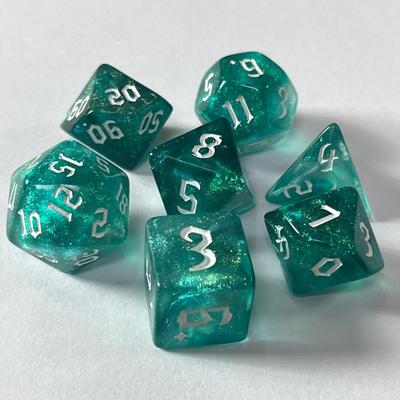 Neue 7 teile/los Doppel Farbe Polyhedral Würfel Set D4 D6 D8 D10 D12 D20 Würfel Digitale für Tisch Spiele Unterhaltung spielen Brettspiel