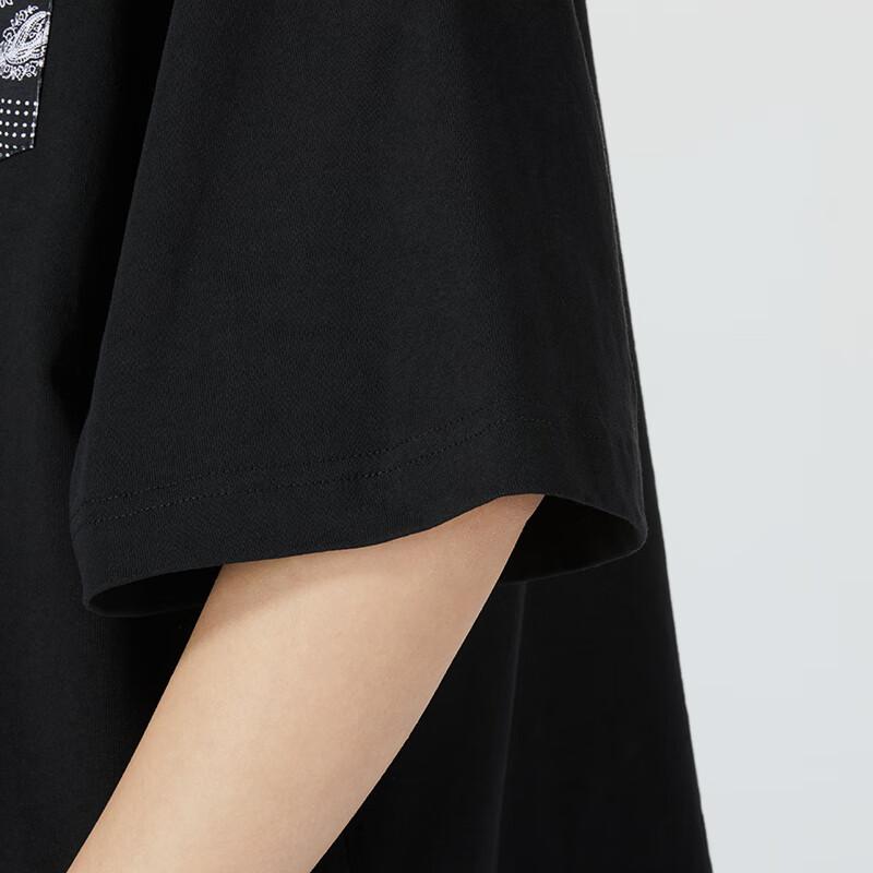 Vans Spring Summer New Casual Comfortable Breathable Short Sleeve Round Neck Drop Shoulder T-Shirt Unisex T-Shirt Black VN0A54LIBLK