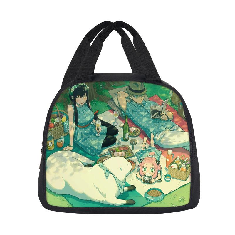 SPY × FAMILY lunchtas veelzijdig cartoon grote capaciteit nieuw item, beste cadeau voor jongens en meisjes op schoolverjaardagen
