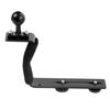 Aluminum Alloy Diving Tray Handle Underwater Camera Mount Rig Photography Plate Bracket with Ball for DSLR SLR Digital