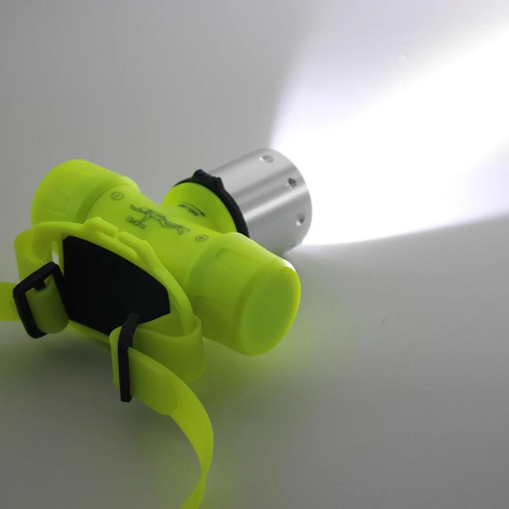 Super Bright Diving Swimming Lamp T6 LED Underwater Waterproof 60m Diving Headlamp Headlight Dive Flashlight Head Light Torch