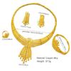 Luxury Italian 24k Gold Color Jewelry Set For Women African Dubai Bridal Wedding Necklace And Earrings Set Party Gifts