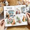 60mmx2m Cute Diary Paper Tape Girl with Pet Clothing Waterproof Tape Trendy Scrapbook Set