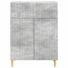 Sideboard Concrete Grey 66 x 34.5 x 90 cm Particleboard