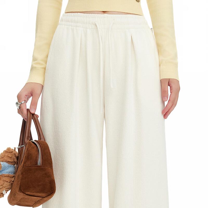 UNIFREE Women's Soft Knit Wide-Leg Lounge Pants