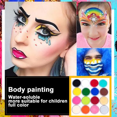 30g Body Paint Cream High Saturation Waterproof Non-Fading Drawing Art Watercolor Pigment Painting Supplies