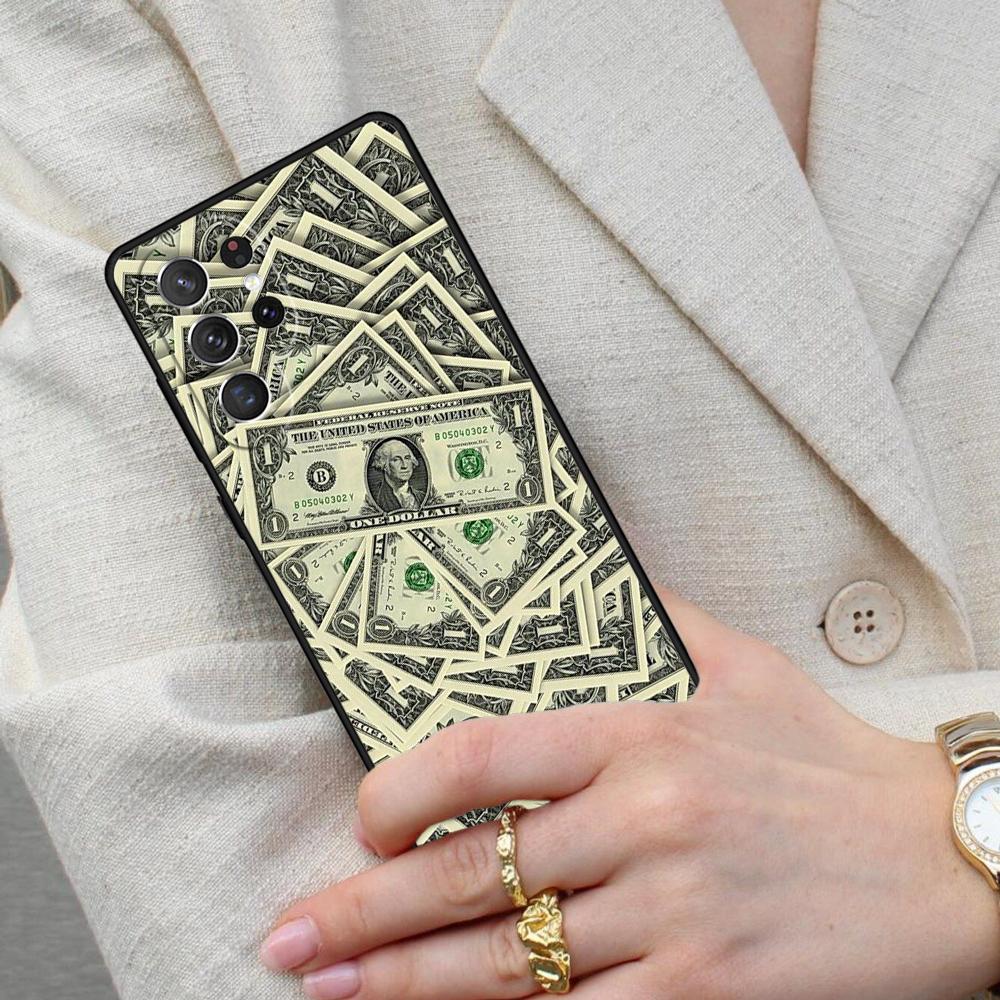Dollar Funny Cell Phone Case for Samsung Galaxy S26 Ultra S25 S24 S23 S22 S21 S20 Note10 Cover