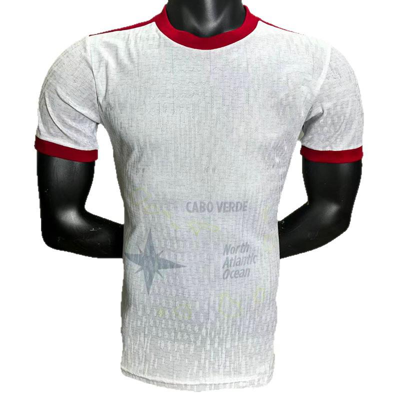 Camiseta de Fútbol de Cabo Verde de Visitante Edición 26 Jugadores Copa del Mundo