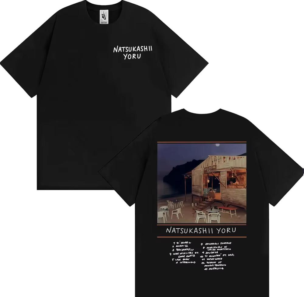 Rapper Saiko Polaris Album Tour 2025 Cover T Shirts Unisexs Clothing Fashion Retro Tshirt Comfort Cotton Short Sleeve Unisex T Shirt