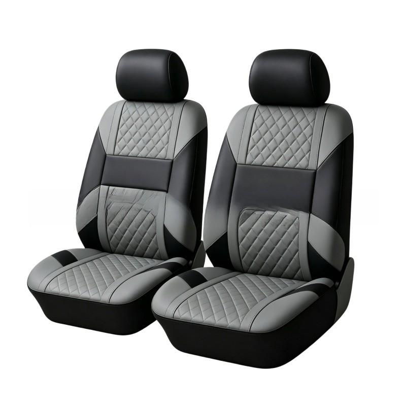 Autositzbezug Set Polyester Universal Ganzjahres mit Kreuzschraffur-Struktur für Familienfahrzeuge