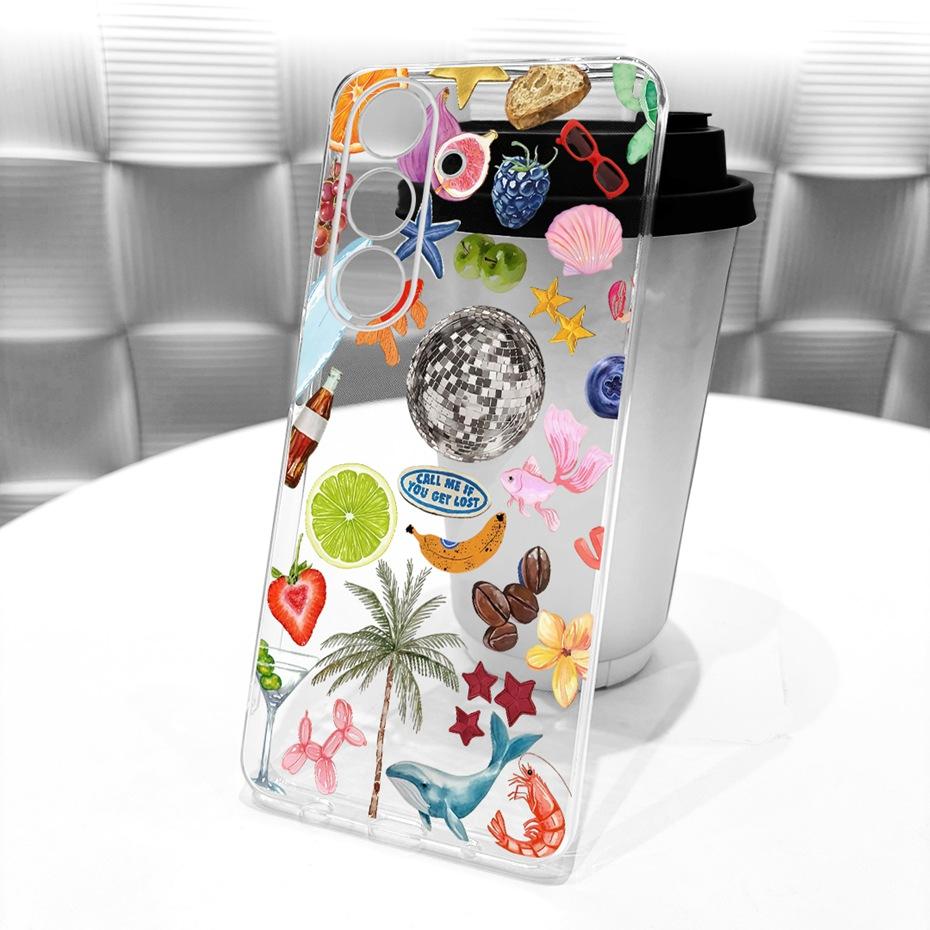 Clear TPU Case For Samsung Galaxy S25+ S25 5G Newest Style Phone Cases For Samsung S 25 S25 Plus Soft Silicone Covers Bumpers