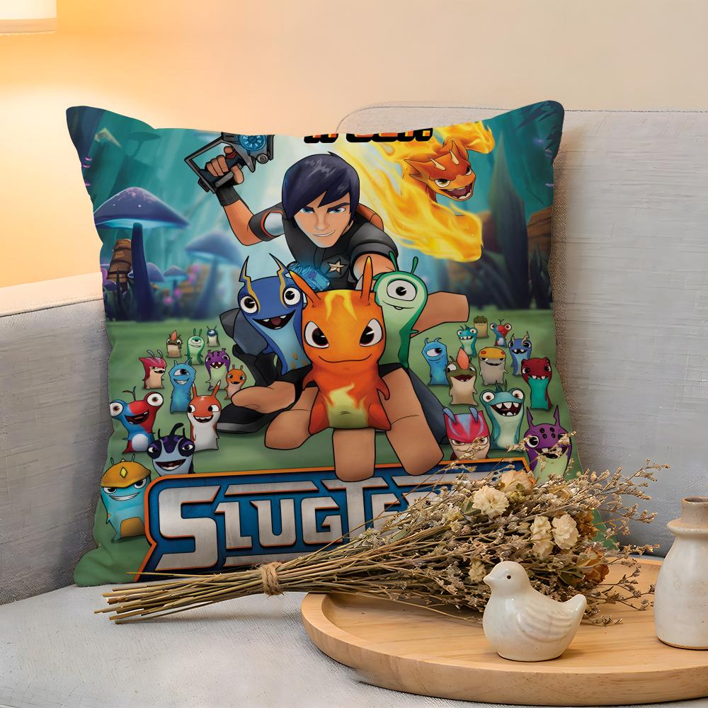Cushion Cover Linen SkinFriendly Soft Decorative Case For Sofa Home Decor Classic Anime SSlugterra Pillow cover