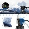 NEEWER Basic 187cm Video Tripod with Video High Camera Tripod with Dynamic Suitable for Maximum Load TP37 Head, Metal, Durability, Damping/Mid-Level