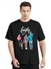 Women Clothing Cartoon Family Happy Time Mama Mom Mother Tshirt Men Cotton Tee Top Graphic Black T-shirt Hip Hop T Shirt