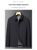 Men's Spring & Autumn 2025 Casual Lapel Jacket - Stylish Solid Color Fashion Coat for Middle-Aged and Young