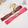 Pearl Buckle Elastic Waist Seal Simple Elastic Belt Women'S Fine Decorative Dress Small Belt With Accessories