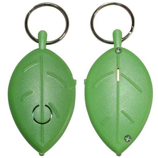 2 buc. Căutător de chei în formă de frunză, impermeabil, wireless, cu fluier, telecomandă, dispozitiv de urmărire a cheilor cu semnalizare luminoasă, localizator portabil de chei, breloc, dispozitiv anti-pierdere