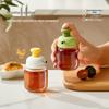 Mengke Glass Oil & Condiment Dispenser Bottle with Flow Control