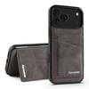 Card Slots Stand Wallet Case For iPhone 17 Pro Max 16 Plus 15 14 13 12 Pro Max 11 16E Air with Metal Buckle Leather Card Holder Back Cover