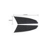 2Pcs Carbon Fiber Door Handle Bowl Cover Trim For Porsche 718 Boxster Cayman