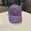 Simple small symbol embroidery retro washed cotton soft top baseball cap spring and summer outdoor sunshade curved brim hat