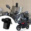 Motorcycle Windshield Clip for Action 4/Action 5/Pocket 3 Camera Clamp Aluminum Silicone Cushion Motorcycle Windshield