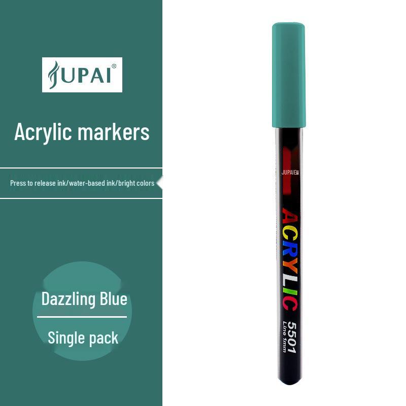 Pennarello acrilico gigante impilabile singolo per l'arte degli studenti, colore speciale non trasparente. Ideale per progetti con acquerelli e pittura.
