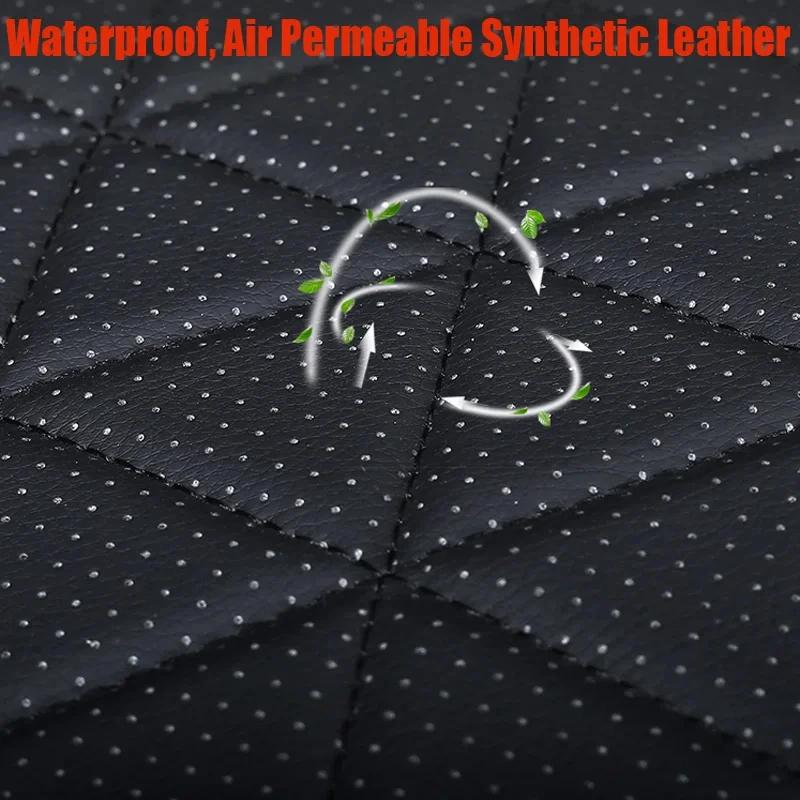 New Front Car Seat Cover Pu Leather Cars Seat Cushion Automobiles Seat Protector Universal Car Chair Pad Mat Auto Accessories