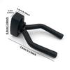 1-10pcs Adjustable Wall-Mounted Guitar Holder Stainless Steel Non-Slip Sponge Stand Easy Install for Stringed Instrument Ukulele