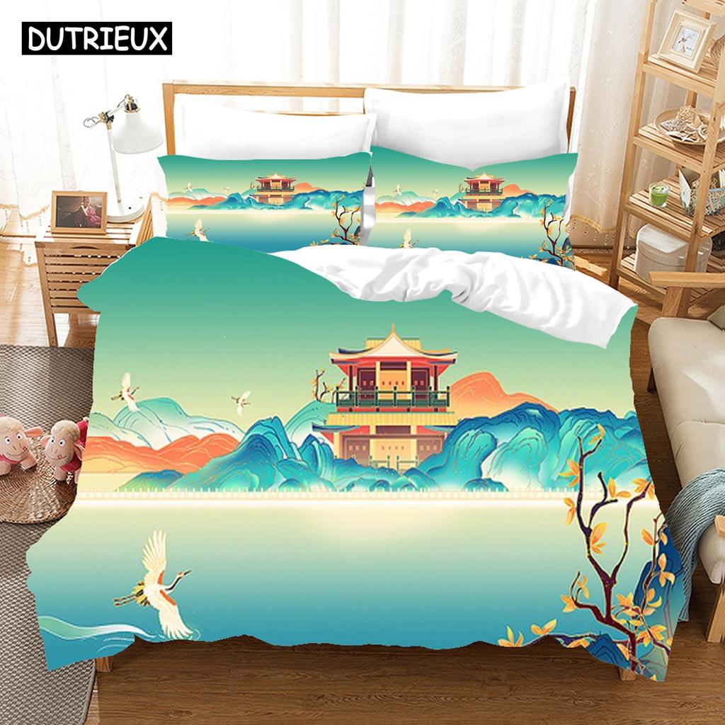Comforter 3D Printing Chinese Style Bedding Set Cartoon Customization.Cartoon.Cool.Ineffable.Ins.