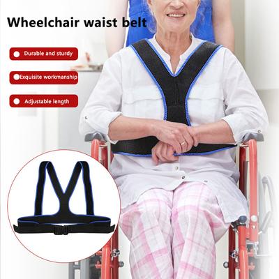 Rollstuhl-Sturzprävention Sicherheits-Sicherheitsgurt Schulterbefestigungsgurte Pflegeband für ältere Patienten Harness Brace Stützweste