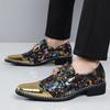 Size48 Man Shoes Luxury Banquet Leather Shoes For Mem Fashion Pattern Iron Business Dress Casual Men'S Loafers Zapatillas Hombre